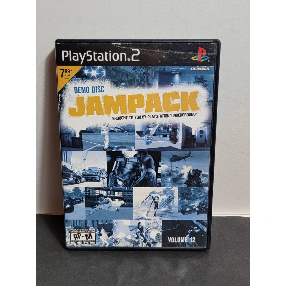 Jampack Vol. 12 RP-M Sony PlayStation 2 PS2 Tested Works